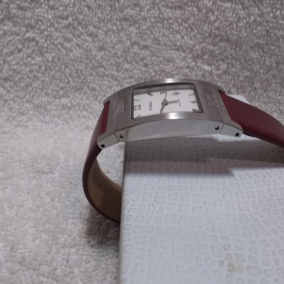 Fossil Arkitekt University of California 1868 Watch Brown Leather New Bat Great - Picture 6 of 11